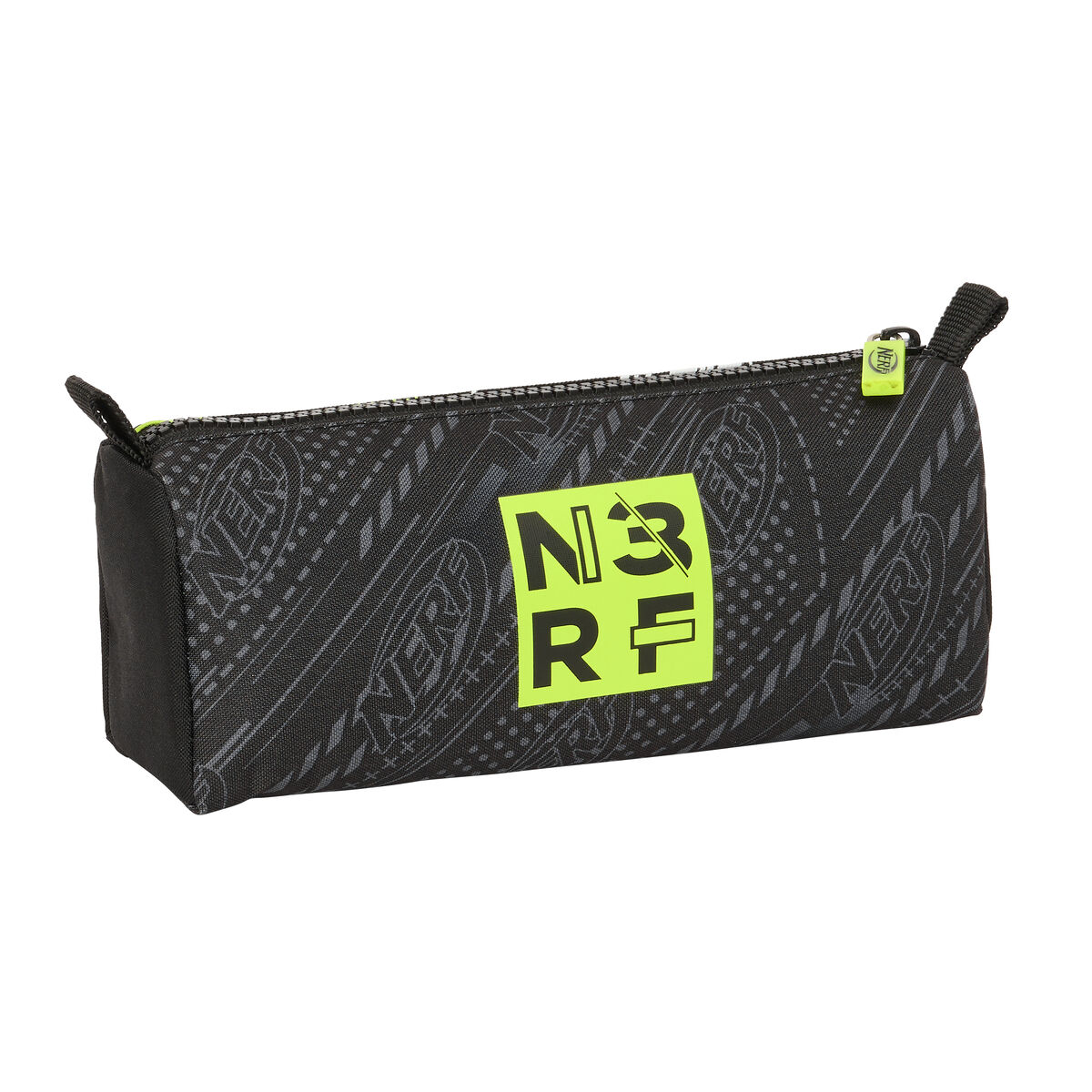 Skoleetui Nerf Get ready Svart 21 x 8 x 7 cm